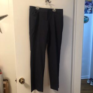 Express Editor Barely Boot Dress Pants Checked 8R